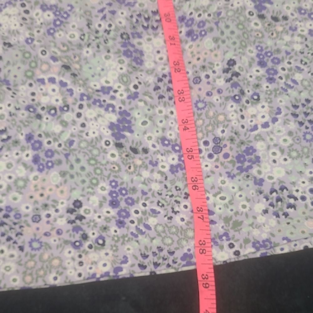 🚨2/$20🚨    LANDS END purp/white Floral Dress. Short Sleeve NWOT Condition - Picture 3 of 10